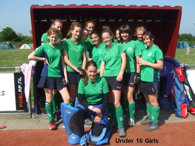 Under 16 Girls Team Photo
